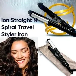 Ion straight n spiral styling iron deals